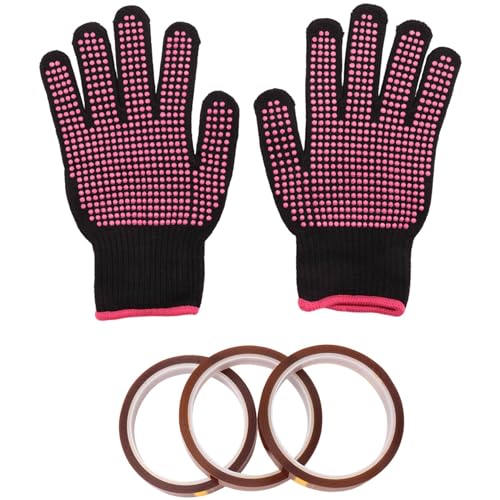Droagoct HitzebestäNdige Handschuhe und 3 Rollen 10 Mm X 33 M 108 Fuß Hitzepressband, HitzebestäNdige Handschuhe, Handschuh, Thermoband, Sublimationsband Droagoct HitzebestäNdige Handschuhe und 3 Rollen 10 Mm X 33 M 108 Fuß Hitzepressband, HitzebestäNdige Handschuhe, Handschuh, Thermoband, Sublimationsband von Droagoct
