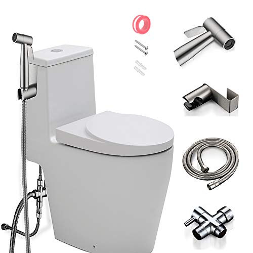 Bidet Sprayer für WC, Handbrause Bidet Spray Wasser Kit, Bad Handbrause zur Selbstreinigung - Reduzieren Sie Toilettenpapierabfall - Premium Edelstahl Bidet Sprayer für WC, Handbrause Bidet Spray Wasser Kit, Bad Handbrause zur Selbstreinigung - Reduzieren Sie Toilettenpapierabfall - Premium Edelstahl von Droiee