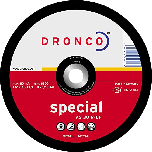 DRONCO AS30R-230 - Disco de desbaste AS 30 R Special-metal, 230 x 6 mm von DRONCO