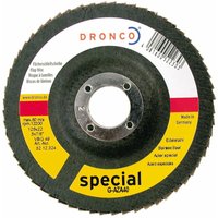 Dronco G-AZA-115/8-P-Zirkony-Schleifscheibe (pralle Base) G-AZ-A, 115 mm, Getreide 80 von Dronco