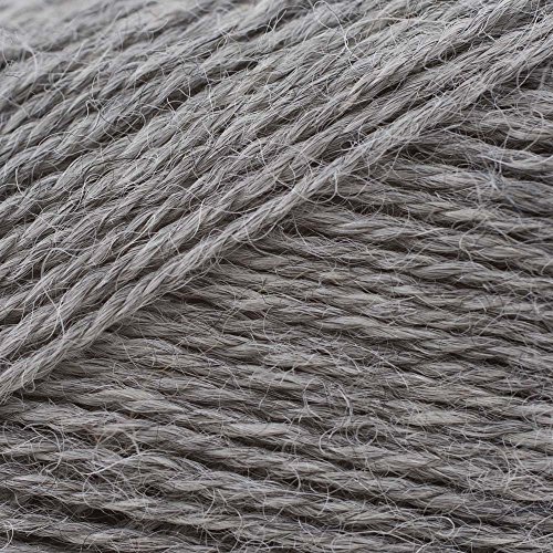 Alpaca Drops Strick- und Häkelgarn, 4-lagiges Gewicht grau von Drops