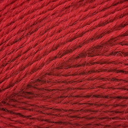 Alpaca Drops Strick- und Häkelgarn, 4-lagiges Gewicht rot von Drops
