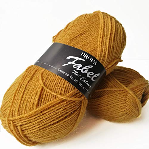Drops Fabel 111 Uni Senf von Drops