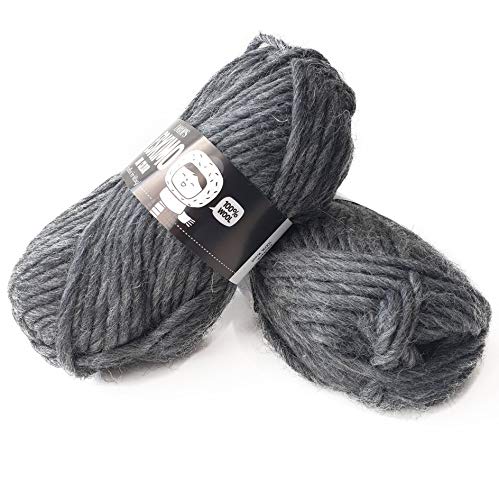 Eskimo - Super Chunky Strickmuster DROPS Garnstudio Mehrfach colours 100% Wolle 14 Dark Grey von Drops
