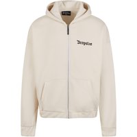 Dropsize Sweatjacke "Dropsize Herren Super Heavy Oversize Blank Zip Hoodie" von Dropsize
