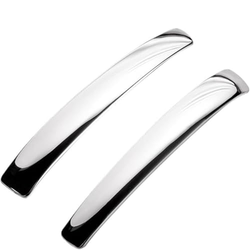 Drovian Außentürgriff Auto Lenkrad Tasten Trim für smart two 451 Außen Modifikation Tür Griff Dekoration(Handle-silver) von Drovian