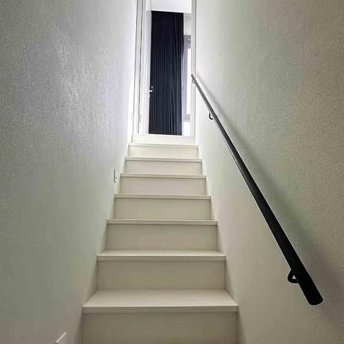 1Fuß–20Fuß Handlauf für Treppen – 60cm 80cm 1m 1.5m 2m 240cm 300cm 3.6m 4.2m 4.5m 540cm 6m Wandmontiertes Treppengeländer mit Halterungen, Sicherheitsstützstange für den Hauskorridor(30cm) von Drsyffsup