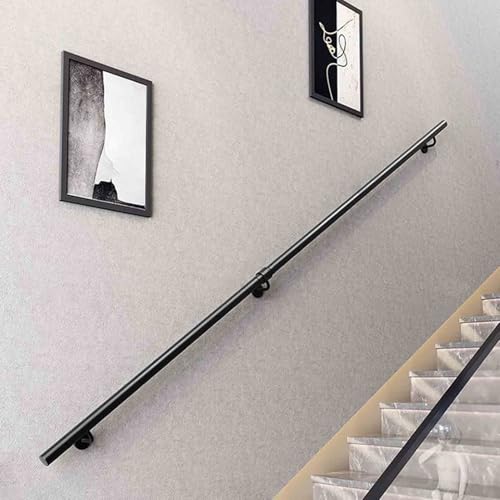 Handlauf für Treppen – 60cm 80cm 1m 120cm 1.5m 2m 240cm 3m 4.5m Treppengeländer-Handläufe für drinnen und draußen – Treppengeländer-Set zur Heimdekoration(420cm) von Drsyffsup