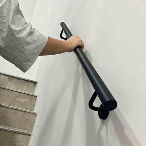 Moderne Handläufe für Innentreppen, Treppenhandlauf zur Wandmontage – Metalltreppengeländer für den Außenbereich, Eisengeländer, Sicherheitshaltegriff für den Außenbereich für ältere Kinder(600cm) von Drsyffsup