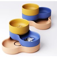 stapelbare 3D-Gedruckte Aufbewahrungsschalen - Modernes Design | Organizer Für Schlüssel, Schmuck & Büro Bunte Deko Schalen von DruckNestShop