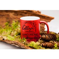Glitzertasse Mit Wunschtext/Personalisierte Teetasse Kaffeebecher Glitzerbecher Individuelle Tasse von Druckhuette