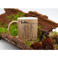 Glitzertasse Mit Wunschtext/Personalisierte Teetasse Kaffeebecher Glitzerbecher Individuelle Tasse von Druckhuette