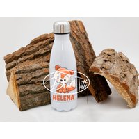 Thermoflasche350/Trinkflasche/Kindergartenflasche/Schulflasche/Edelstahlflasche/Wasserflasche Isoliert Personalisiert, Individuell Gestaltet von Druckhuette