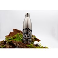 Thermosflasche 750/Trinkflasche/Schulflasche/Edelstahlflasche/Wasserflasche Mit Wunschmotiv Und Namen, Personalisiert, Individuell Gestaltet von Druckhuette