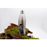 Thermosflasche 750/Trinkflasche/Schulflasche/Edelstahlflasche/Wasserflasche Mit Wunschmotiv Und Namen, Personalisiert, Individuell Gestaltet von Druckhuette