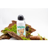 Trinkflasche, Individuelle Trinkflasche Aus Alu Für Kinder, Kindergarten Personalisiert Und Individuell Gestaltet von Druckhuette
