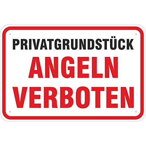 Schild Angeln verboten 300 x 450 mm aus Aluminium-Verbundmaterial 3mm stark Schild Angeln verboten 300 x 450 mm aus Aluminium-Verbundmaterial 3mm stark von KDS