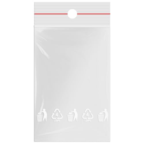 Druckverschlussbeutel LDPE 40 x 60 mm (100 Stück) von PGV