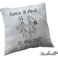 Kissen "Ehepaar" von Druckwelt