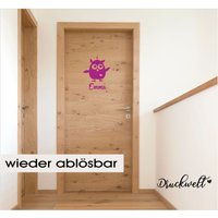 Türtattoo Eule Mit Wunschname Türtattoo Eule Mit Wunschname von Druckwelt
