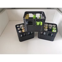 3D Gedruckter Batteriekasten Organizer Im Bierkastendesign Schreibtisch Ordnung Schrank Aufbewahrungsbox Getränkekiste Stapelbar 3D Gedruckter Batteriekasten Organizer Im Bierkastendesign Schreibtisch Ordnung Schrank Aufbewahrungsbox Getränkekiste Stapelbar von Druckzirkel