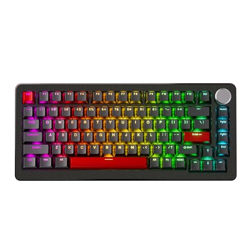 DrunkDeer A75 Pro Rapid Trigger Silent Magnetic Switch Mechanische Gaming-Tastatur mit Drehknopf 75% 82 Tasten Einstellbare Betätigung RGB PBT Keycap OEM-Profil TKL USB Wired ANSI DrunkDeer A75 Pro Rapid Trigger Silent Magnetic Switch Mechanische Gaming-Tastatur mit Drehknopf 75% 82 Tasten Einstellbare Betätigung RGB PBT Keycap OEM-Profil TKL USB Wired ANSI von DrunkDeer