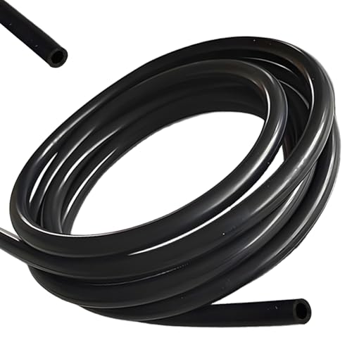 6 Meter Unterdruckschlauch KFZ Innendurchmesser 4mm Außendurchmesser 8mm Vakuum Silikonschlauch Auto, Hochtemperatur Vakuumschlauch, Kühlmittel Schlauch für Auto von Druuzyl