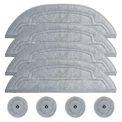 Druuzyl 4x Wischtücher + 4x Mopps für Roborock S8 MaxV Ultra, Mikrofaser Wischpad mit Schallvibration, Waschbar & Wiederverwendbar, Kompatibel mit S8 MaxV Ultra Saugroboter Druuzyl 4x Wischtücher + 4x Mopps für Roborock S8 MaxV Ultra, Mikrofaser Wischpad mit Schallvibration, Waschbar & Wiederverwendbar, Kompatibel mit S8 MaxV Ultra Saugroboter von Druuzyl