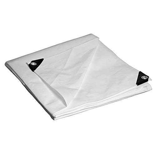 8 'x 10' Dry Top Heavy Duty weiß Volle Größe 10-mil Poly Tarp Artikel #, 308105 von Dry Top