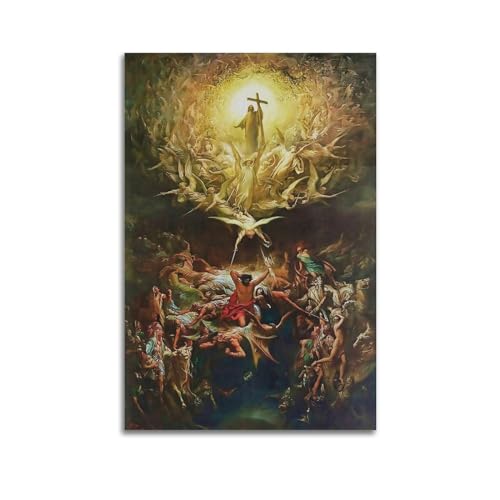 DryNda Gustave Doré Poster Triumph des Christentums, Kunst, Leinwand, Gemälde, Dekor, Wanddruck, Fotogeschenke, Heimdekoration, moderne Dekorationen, 40 x 60 cm von DryNda