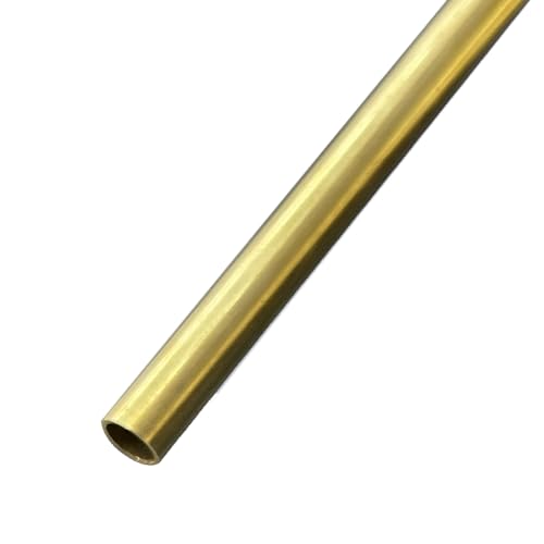 DryiC H62 Messing Rundrohr Rohr Messingrohr Für Industriemodelle, Außendurchmesser 2,2mm, Länge 50cm (19,6 Zoll) von DryiC