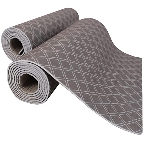 Drymate Premium Shelf Liner, Drawer Liner (2er-Set), (12 "x 59"), rutschfest, langlebig, Nicht klebend - saugfähig/wasserdicht (USA Made) von Drymate
