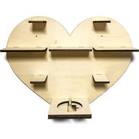 Diy Regal Mit Wunschamen Herz Passend Für Die Toniebox Musikbox Zum Bemalen Tonieregal Tonie Box Kinder Zimmer von DryssonHandmade