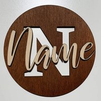 Drysson Wunschname Holz Buchstabe Kinder Baby Zimmer Tür Deko Wand Schild Türschild Namensschild Namens Namen Holzbuchstaben Holzschild von DryssonHandmade