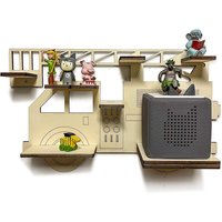 Regal Mit Wunschamen Feuerehr Passend Für Die Toniebox Musikbox Zum Bemalen Tonieregal Tonie Box Kinder Zimmer von DryssonHandmade
