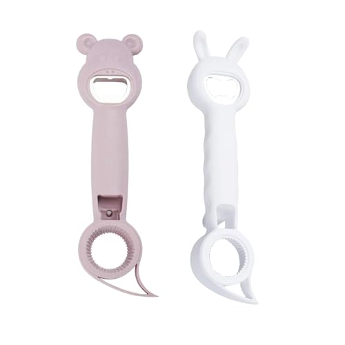 Dryxog 2 Stück 4 In 1 Bierflaschenöffner Multifunktionaler Flaschenöffner Dosenöffner Gadgets Praktisch Tragbarer Personalisiert Glasdeckelöffner für Hausküchen Bars Cocktailpartys von Dryxog