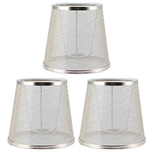 Abat Jour Lampe Sur Pied, 3Pcs Tissu élégant Décoratif Moderne Européen Style Abats-Jour pour Lampe de Plafond Mural de Table von Dsacxixai
