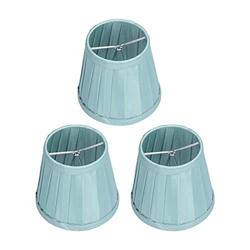 Abat Jour Lampe sur Pied, 3PCS en Tissu Décoratif Moderne Abats-Jour pour Lampe de Plafond Mural de Table (Clip-in-green) von Dsacxixai