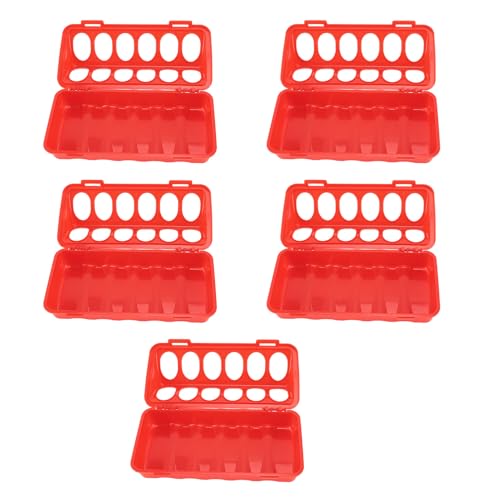 Dsacxixai 5pcs Chicken Feeder and Waterer Set, Dish Quail Feeder Waterer Small Chicken Feeders No Waste No Mess for Chickens von Dsacxixai