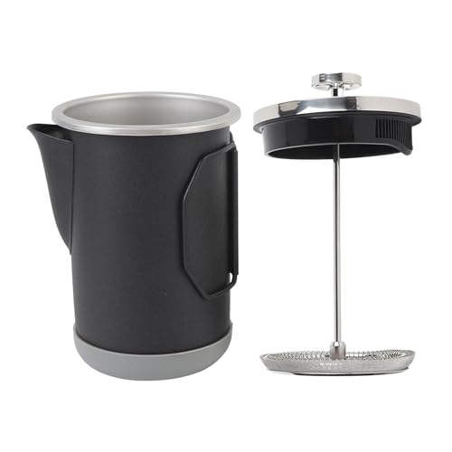 Dsacxixai French Press Coffee Pot, Camping Coffee Pot, Tea Percolator, Portable Hand Brewer for Camping and Home Brewing (Black) von Dsacxixai