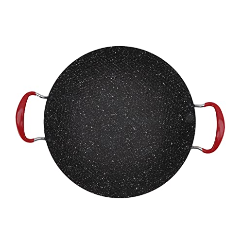 Dsacxixai Plaque Fonte Barbecue, Multifonctionnel Uniforme Chauffage Plaque Barbecue Avec Poignée Pour le Camping Extérieur (30cm) von Dsacxixai