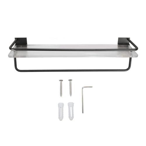 Dsacxixai Porte Serviette, Luminium et Acrylique Multi Utilisation Acier au Carbone Porte Serviette Mural Pour Réfrigérateur Cuisine (Black) von Dsacxixai