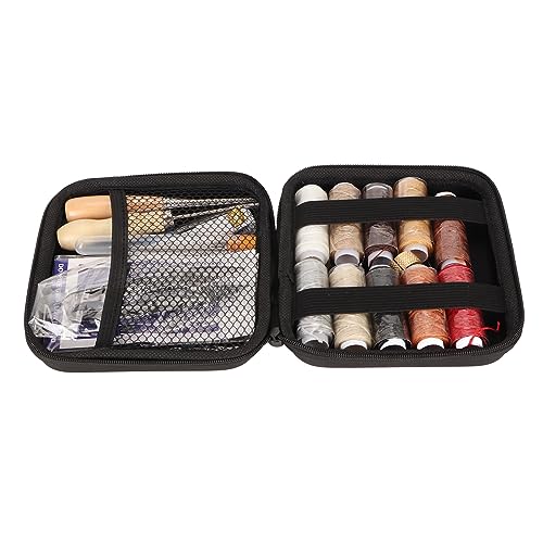 Leather Sewing Kit, Multipurpose Heavy Duty Leather Working Kit with Leathercraft Prongs Needle for Beginners DIY Crafting von Dsacxixai