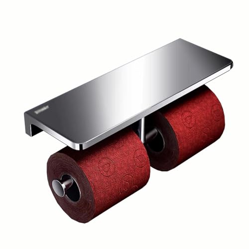 Dsejynxx toilettenpapier ständer Toilettenpapierhalter mit Telefonablage, Wandmontage, Taschentuchspender für Badezimmer(Color:4,Size:) von Dsejynxx