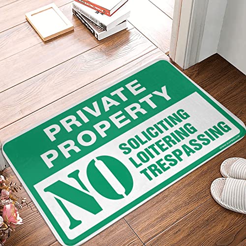 Carport-Zubehör für Herren, Höhle in Privatbesitz, nicht durchdringend, kein Quer-Schild, Hausnummernschild, Teppich-Ohrpolster und Schuhmatte von Dsoluuing