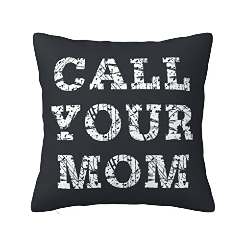 Kissen Lustiger Call Your Mom Kissenbezug Lustiger Kissenbezug Weird Dekor (Größe: 40 x 40 cm) von Dsoluuing