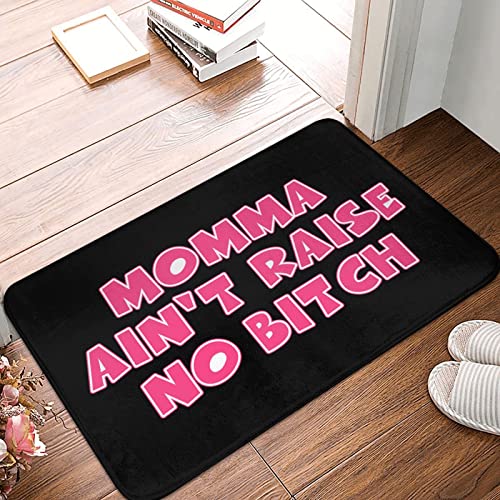 Lustige Schlafzimmer-Dekoration, Aufschrift "Momma Ain't Raise No", für Teenager, Jungen, Raumdekoration, lustige Hausdekoration (Größe: 50 x 80 cm) von Dsoluuing