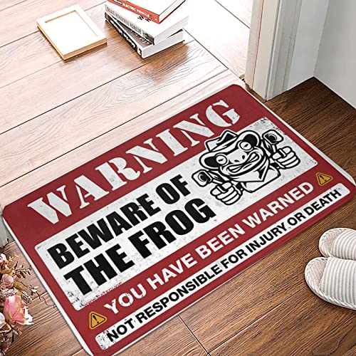 Türschild für Hinterhof, Bar, Aufschrift "Beware of Frog", für Schlafzimmer, Türschild (Größe: 40 x 60 cm) von Dsoluuing