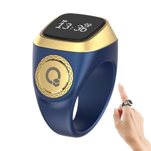 Dtaigou Finger-Moderinge | Wiederaufladbarer elektronischer Fingerzählerring,Elektronischer Fingerzählerring, wiederaufladbarer intelligenter Ring, Tally Clicker, unterstützt mehrere Sprachen von Dtaigou