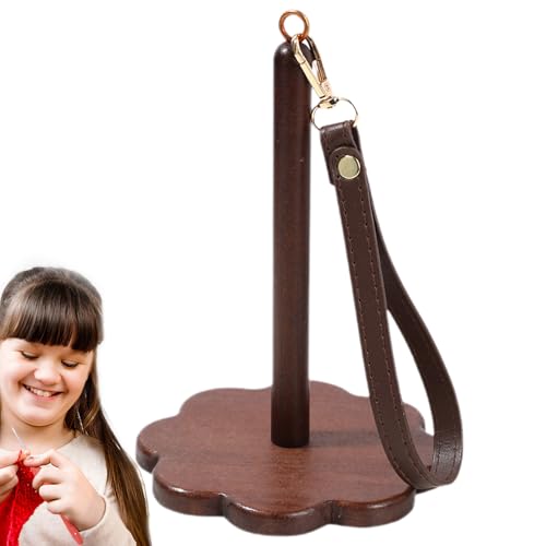 Dtaigou Handgelenksgarnhalter, tragbarer Handgelenkgarnhalter,Mit Riemen tragbarer Holz rotierender Garnhalter | Ergonomisches Handarbeitsinstrument zum Stricken des Häkelns Flechten Dtaigou Handgelenksgarnhalter, tragbarer Handgelenkgarnhalter,Mit Riemen tragbarer Holz rotierender Garnhalter | Ergonomisches Handarbeitsinstrument zum Stricken des Häkelns Flechten von Dtaigou